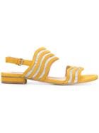 Steffen Schraut Wave Stripe Sandals - Yellow & Orange