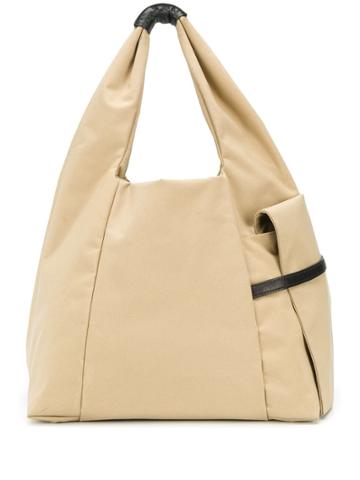 Yohji Yamamoto Pre-owned Triangular Tote - Neutrals