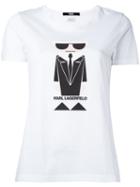 Karl Lagerfeld Embroidered Karl Sweatshirt, Women's, Size: Xs, White, Cotton