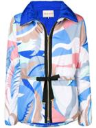 Emilio Pucci Abstract Print Jacket - Blue