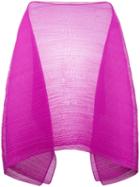 Pleats Please By Issey Miyake Plain Tunic, Women's, Pink/purple, Polyester