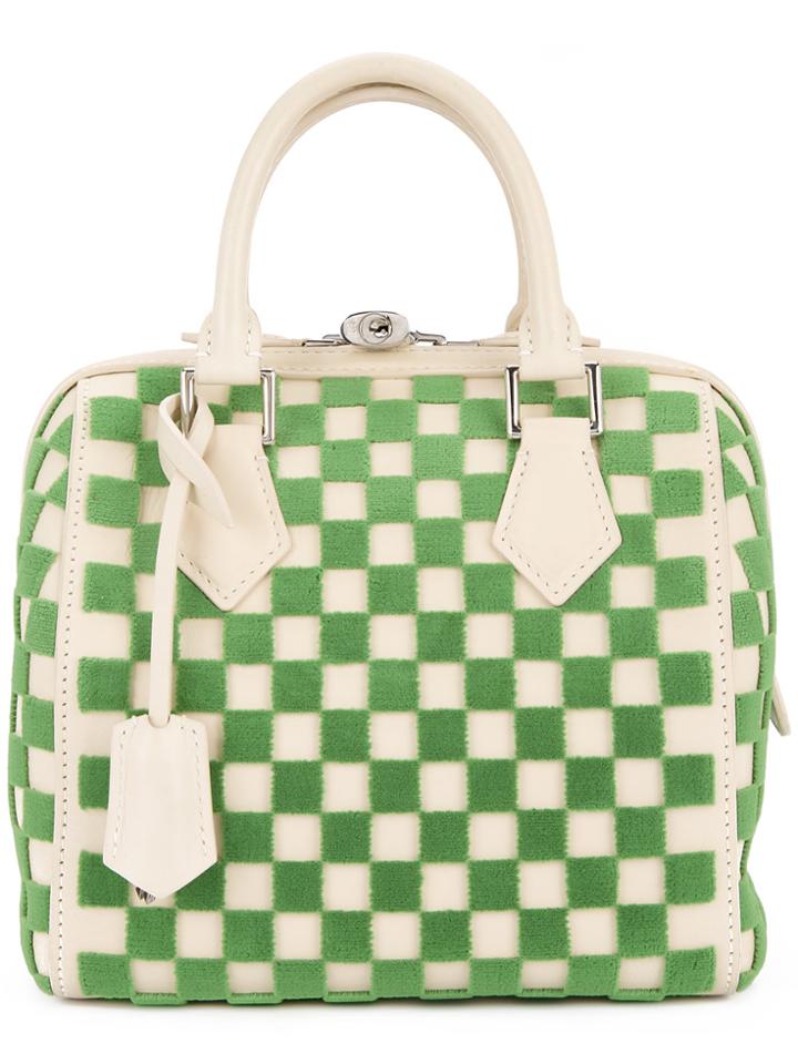 Louis Vuitton Vintage Speedy Cube Pm Tote - Green