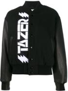 Ashley Williams 'tazer' Bomber, Women's, Size: Xs, Black, Virgin Wool/nylon/leather/acetate