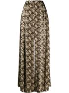 Nili Lotan Wide-leg Flared Trousers - Brown