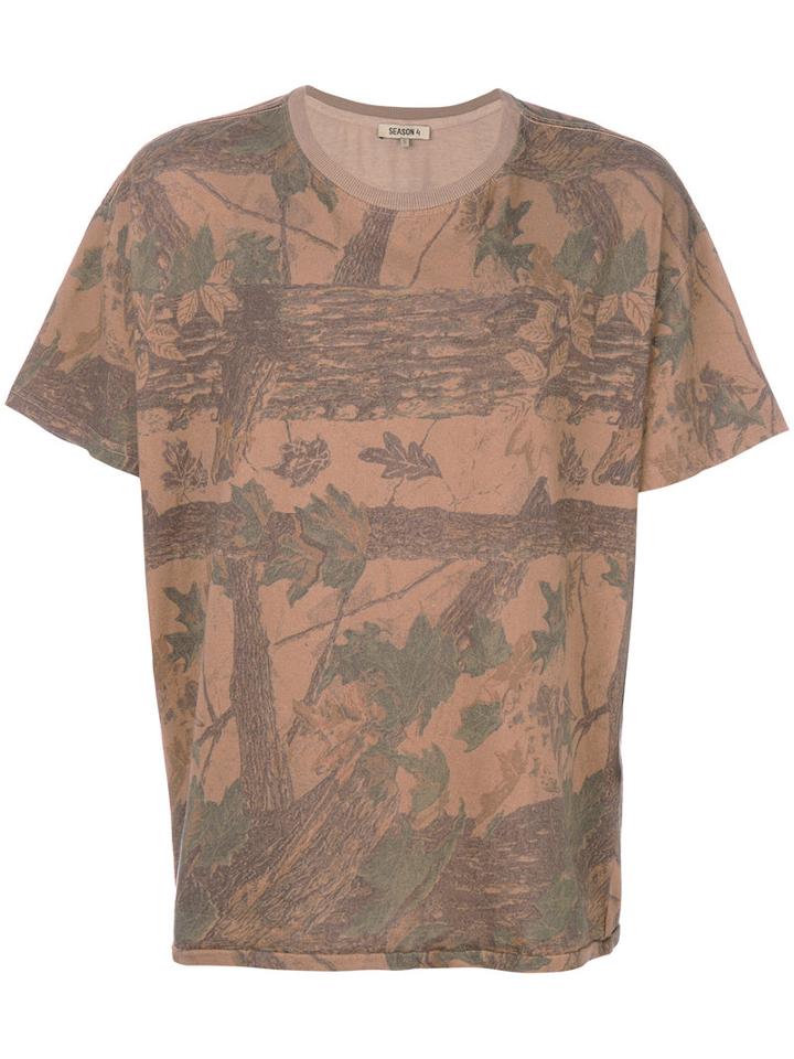 Yeezy - Season 4 Tree Print T-shirt - Unisex - Cotton - L, Green, Cotton