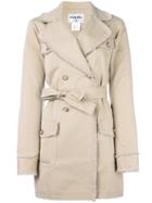 Chanel Vintage Frayed Edge Trenchcoat - Nude & Neutrals