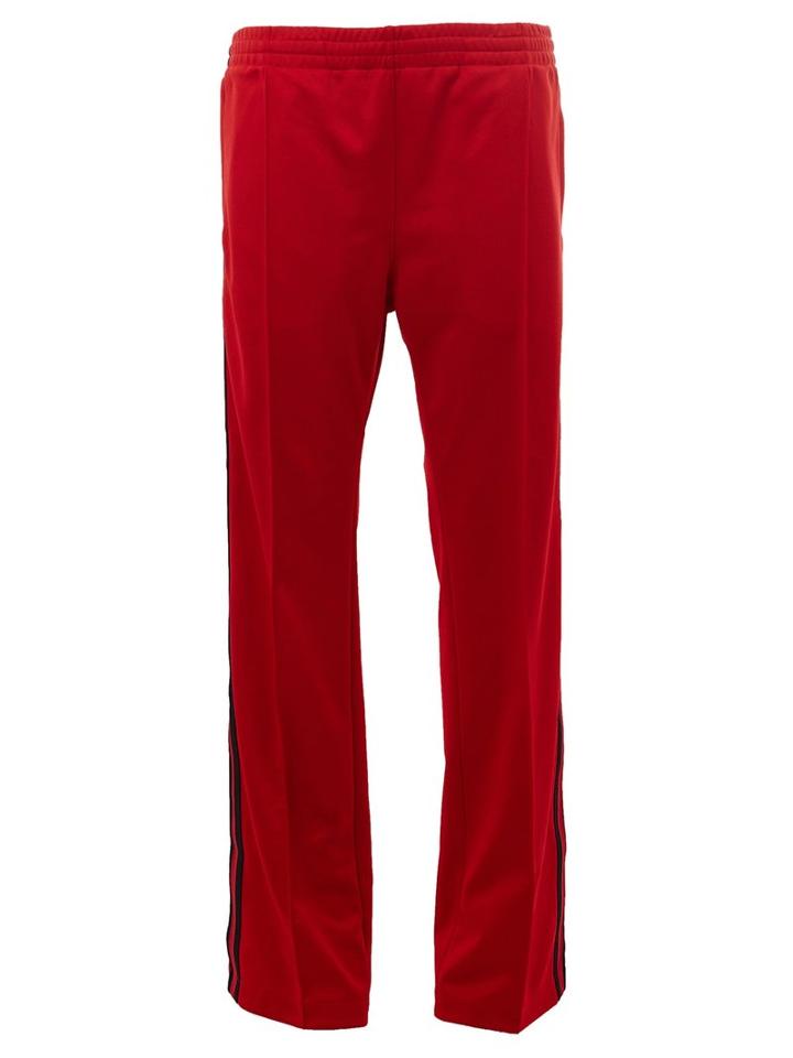 Gucci - Side Stripe Track Pants - Men - Cotton/polyester - M, Red, Cotton/polyester