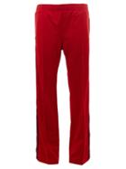 Gucci - Side Stripe Track Pants - Men - Cotton/polyester - M, Red, Cotton/polyester