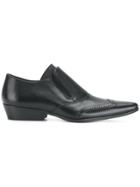 Haider Ackermann Pointed Slip On Brogues - Black