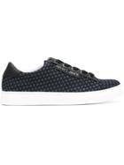 Armani Jeans Star Printed Sneakers - Blue