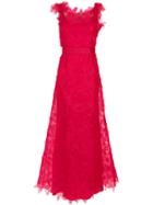 Gloria Coelho Silk Gown - Red