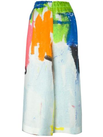 Daniela Gregis Paint Print Trousers