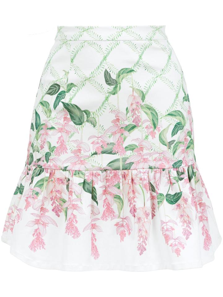 Isolda Babado Arabia Skirt - White
