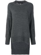 Federica Tosi High Low Hem Jumper - Grey