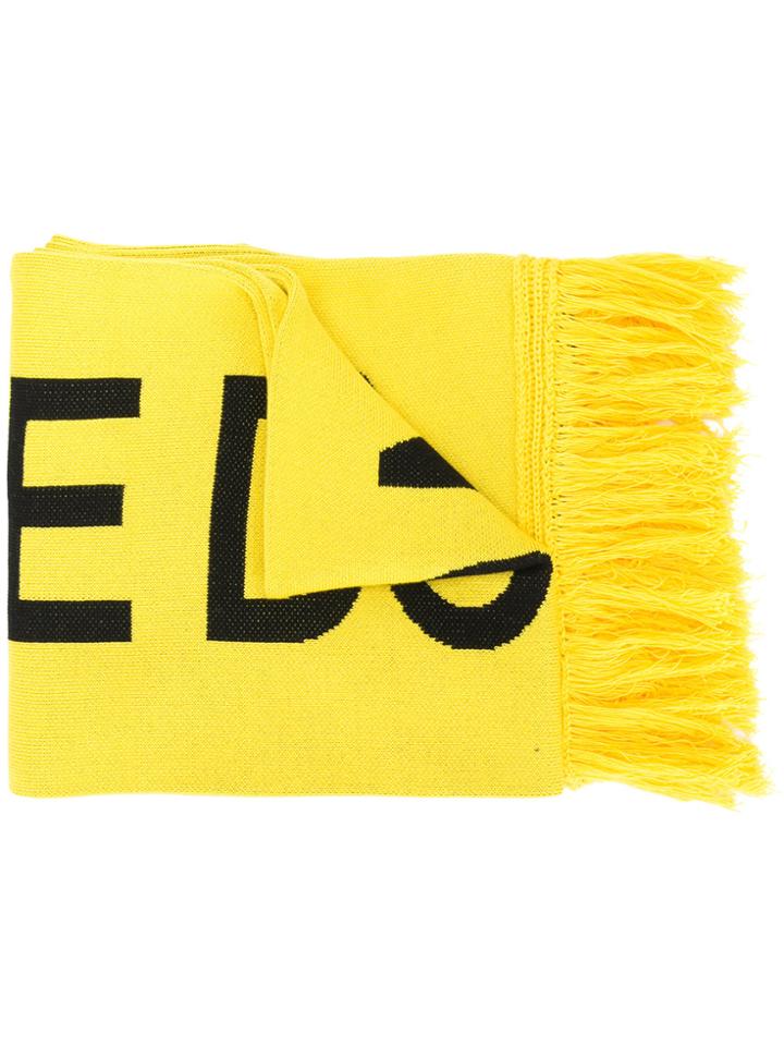 Off-white Fire Tape Scarf - Yellow & Orange