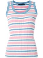 Reinaldo Lourenço Striped Knit Tank - Multicolour