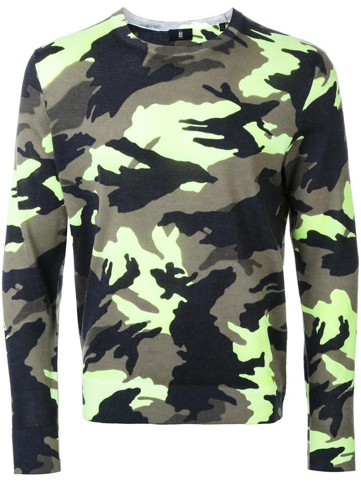 Kent & Curwen Camouflage Slim-fit Jumper, Men's, Size: Xxl, Wool