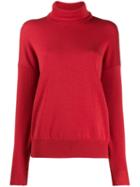 Indress Turtleneck Sweater - Red