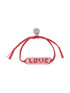 Venessa Arizaga Love Beaded Bracelet - Red