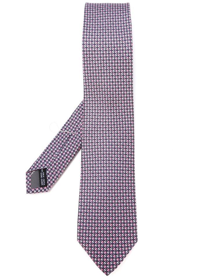 Salvatore Ferragamo Gancio Embroidered Tie