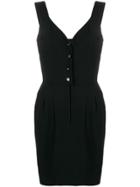 Chanel Vintage 1996 Belted Short Dress - Black