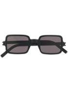 Saint Laurent Eyewear Square Frame 332 Sunglasses - Black