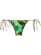 Blue Man Printed Bikini Bottoms, Women's, Size: Pp, Black, Polyimide/spandex/elastane