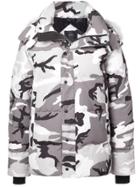 Canada Goose Camouflage Pattern Padded Jacket - Black