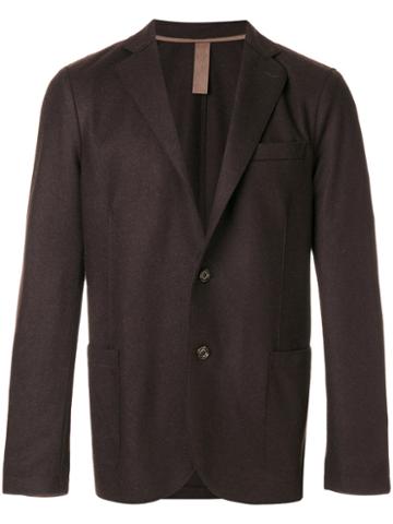 Eleventy - Patch Pocket Blazer - Men - Polyamide/acetate/wool/polybutylene Terephthalate (pbt) - 46, Brown, Polyamide/acetate/wool/polybutylene Terephthalate (pbt)