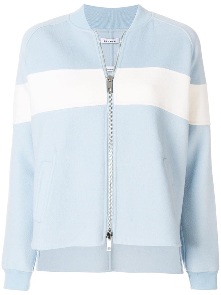 P.a.r.o.s.h. Panel Bomber Jacket - Blue