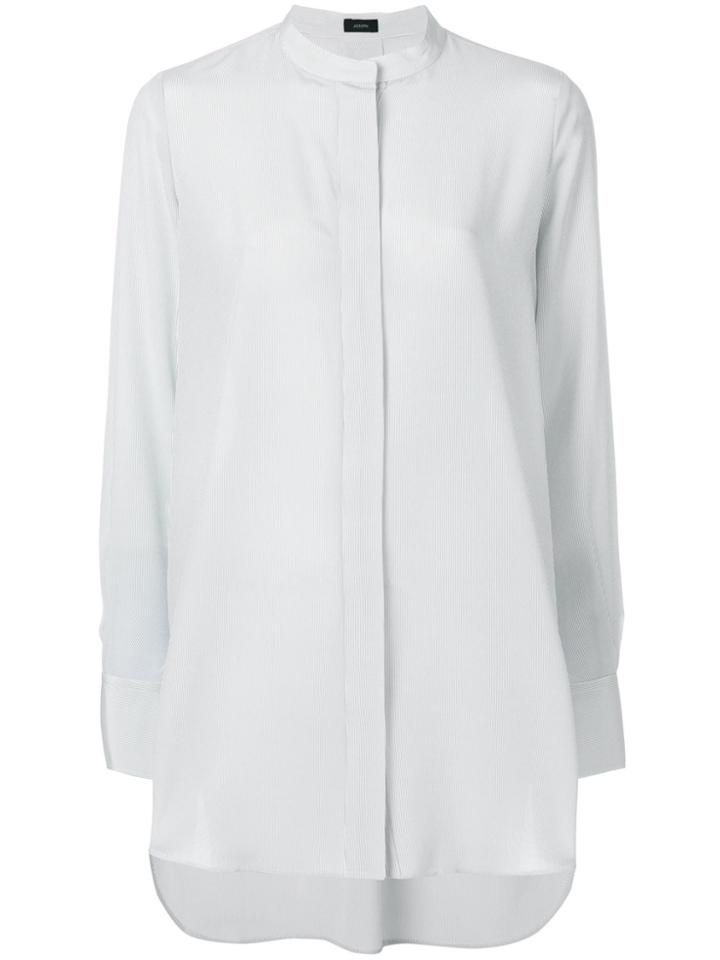 Joseph Striped Long Sleeve Shirt - Blue