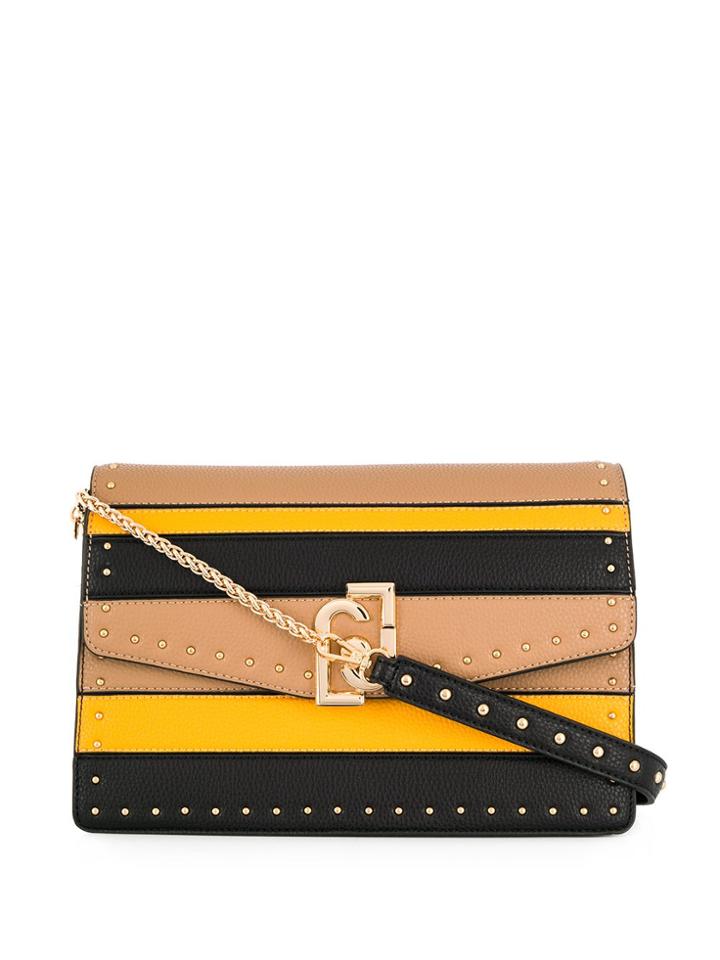 Liu Jo Striped Colour-block Bag - Black