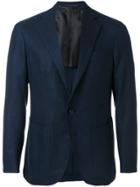 Caruso Single Breasted Blazer - Blue