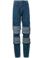 Y / Project Turn Up Detail Jeans - Blue