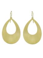 Irene Neuwirth Flat Pear Shape Earrings