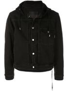 Mastermind World Hooded Denim Jacket - Black
