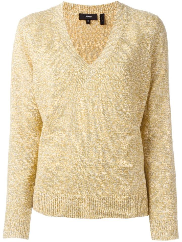 Theory 'gobi' V Neck Jumper