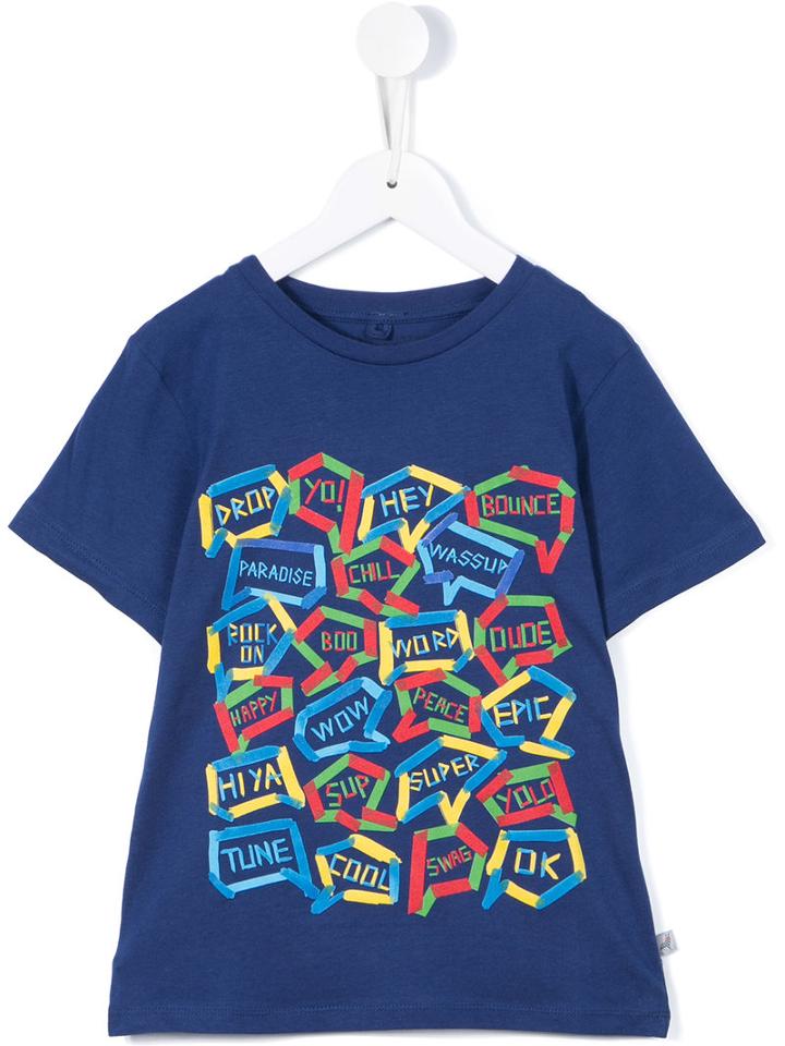 Stella Mccartney Kids Printed T-shirt, Boy's, Size: 10 Yrs, Blue