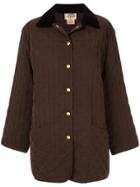 Hermès Vintage Long Sleeve Coat - Brown