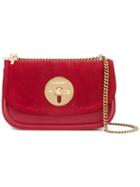 See By Chloé Lois Shoulder Bag, Women's, Red, Leather/suede/cotton