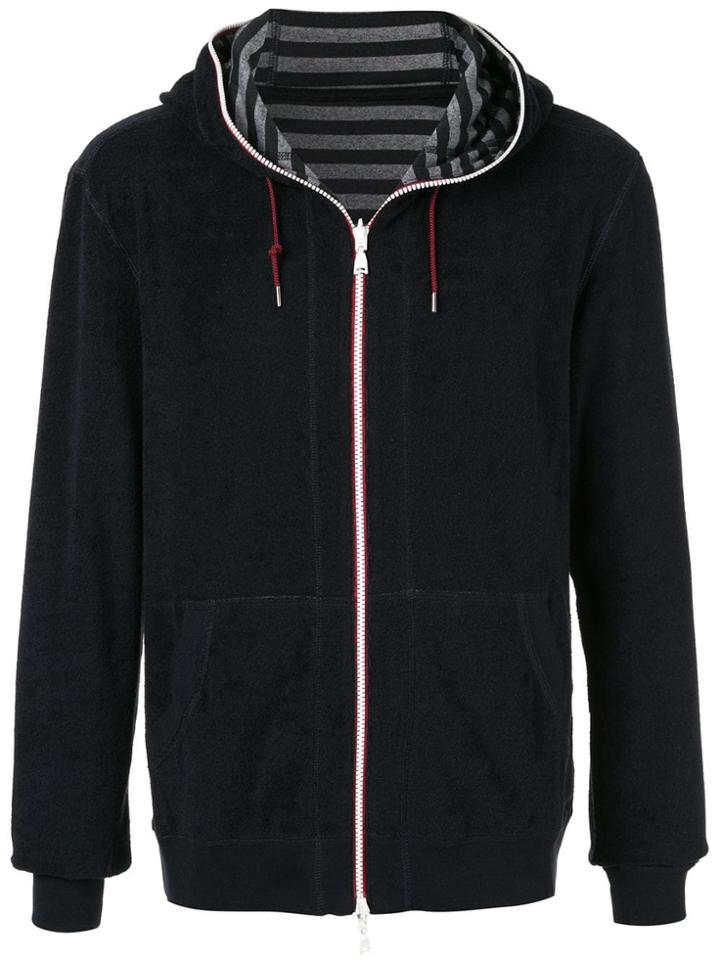 Loveless Reversible Zip Hoodie - Blue