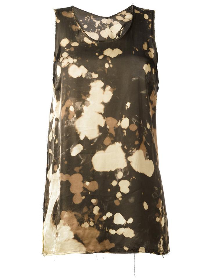 Damir Doma Printed Top, Men's, Size: Medium, Green, Cupro