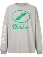 We11done Logo Sweatshirt - Grey