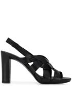 Del Carlo Strappy Mid-heel Sandals - Black
