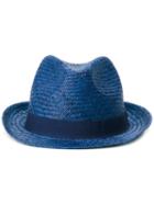 Hackett Straw Hat, Men's, Size: Medium, Blue, Straw