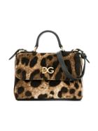 Dolce & Gabbana Kids Leopard Print Bag - Brown