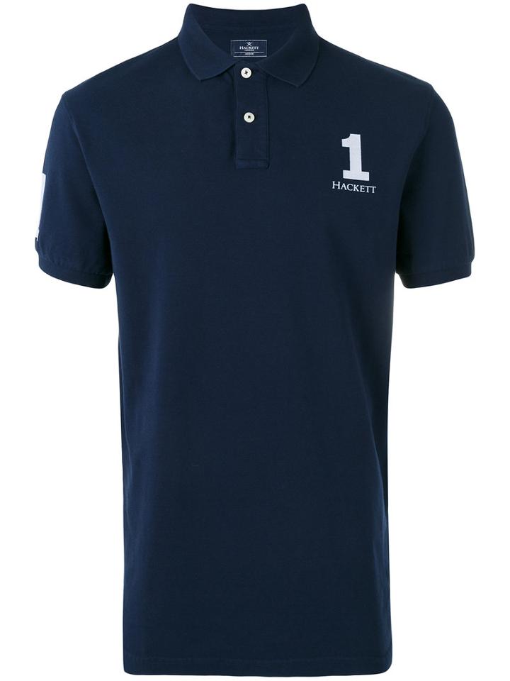 Hackett - Classic Polo Top - Men - Cotton/spandex/elastane - S, Blue, Cotton/spandex/elastane