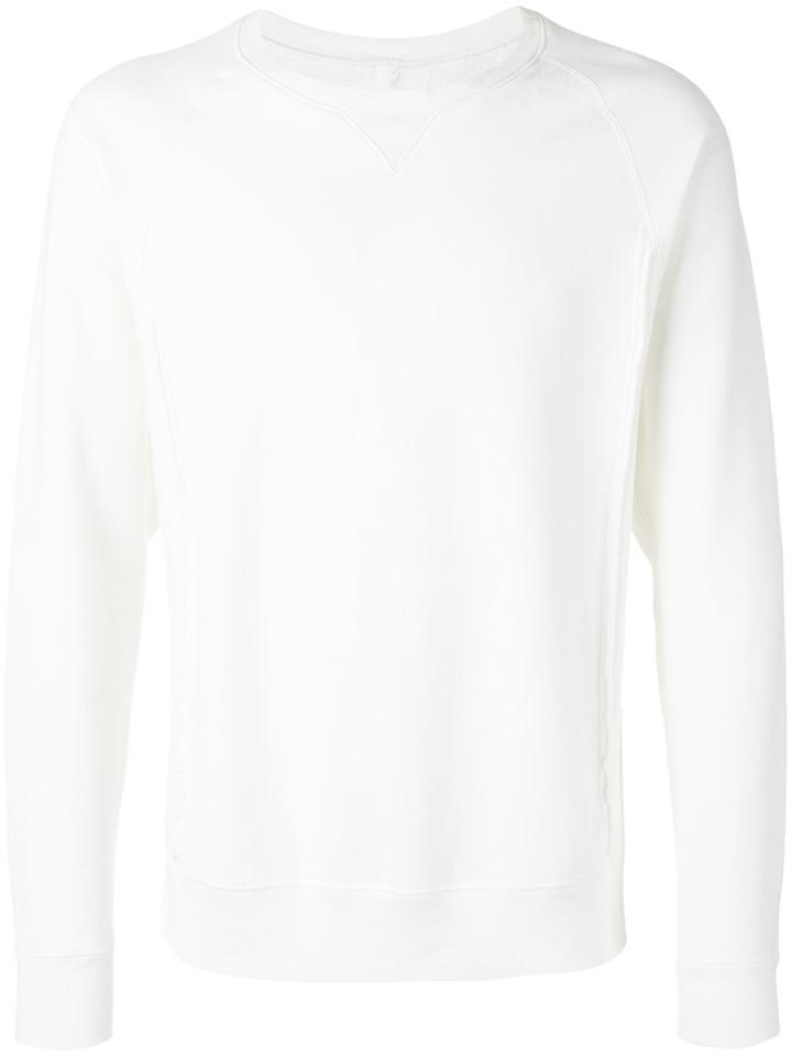 Takahiromiyashita The Soloist - Wardrobe Crew Freedom L/s Sweatshirt - Men - Cotton - S, White, Cotton