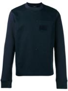 Joseph Patch Pocket Sweatshirt, Men's, Size: Small, Blue, Cotton/linen/flax