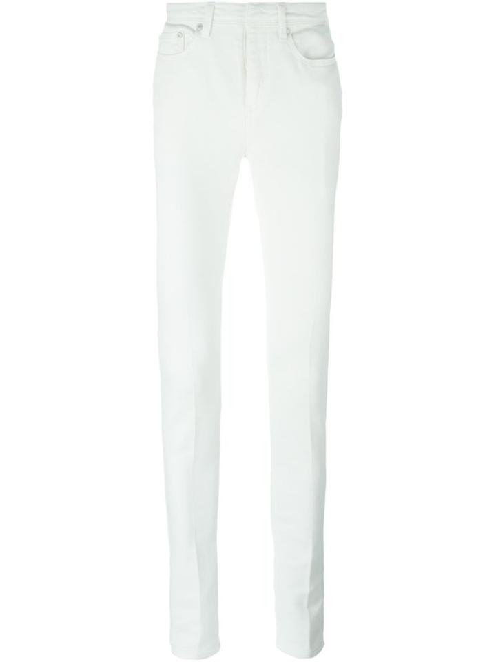 Neil Barrett Classic Slim Jeans, Men's, Size: 32, White, Cotton/nylon/polyurethane